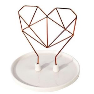 Imm living heart ceramic jewelry holder
